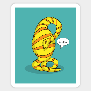 Eggy Snake Sticker